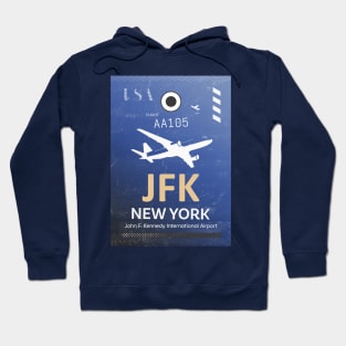 JFK NEW YORK Airport code Hoodie